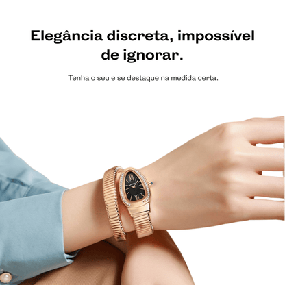 Relógio Serpente Avelle – Elegância Atemporal